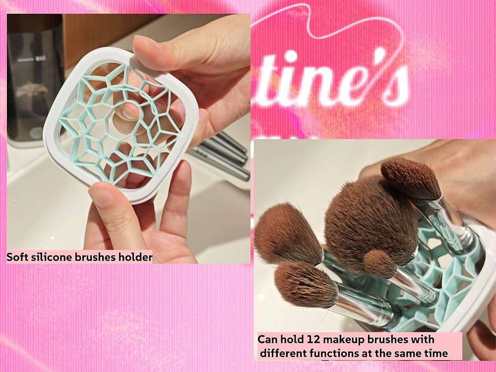 Electric Makeup Brush Cleaner with UV Care