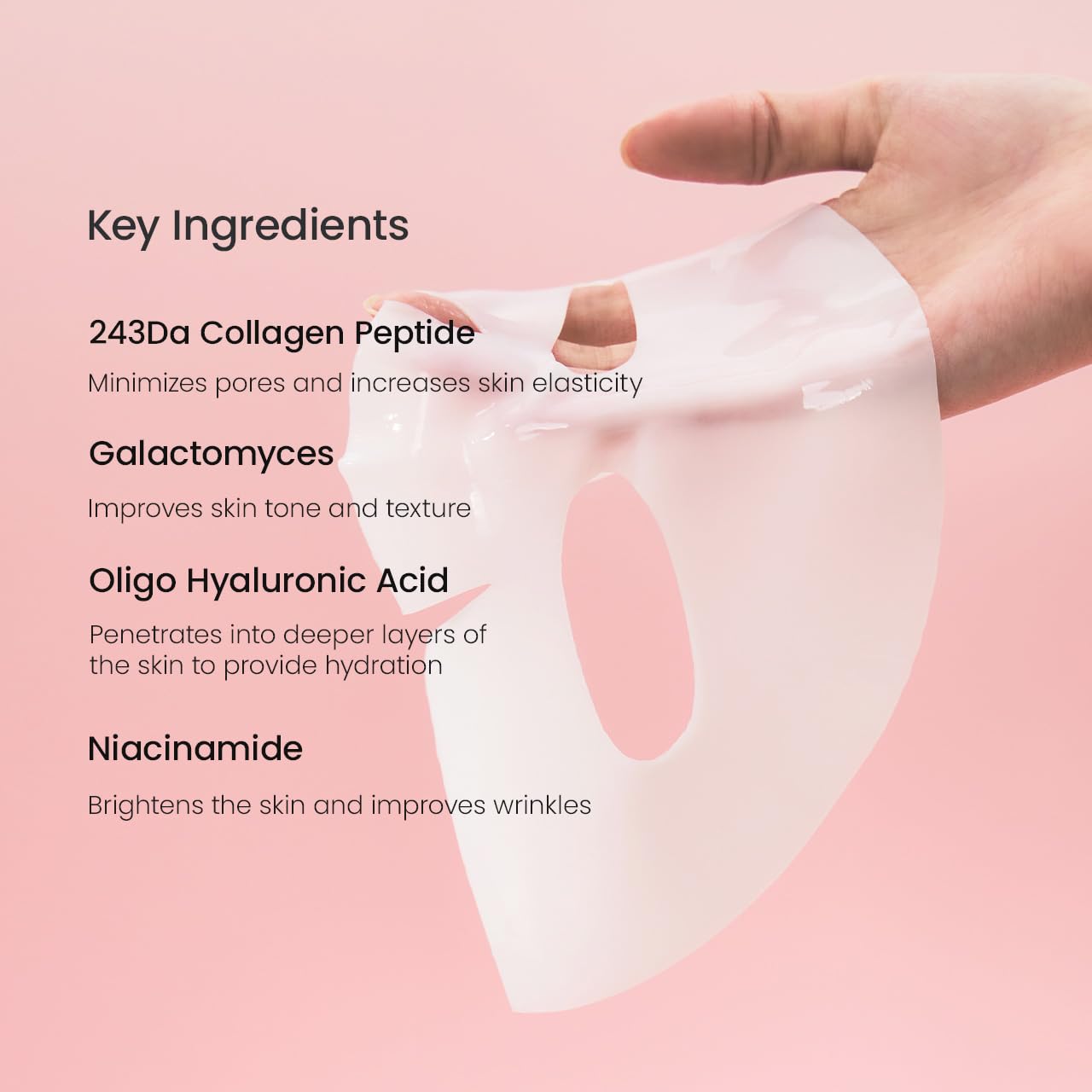 BIODANCE Bio-Collagen Real Deep Mask, Hydrating Overnight Hydrogel Mask, Pore Minimizing, Elasticity, Plumping Improvement, Korean Skin Care, Valentines Day Gifts for Her | 1.19oz(34g) x 4ea