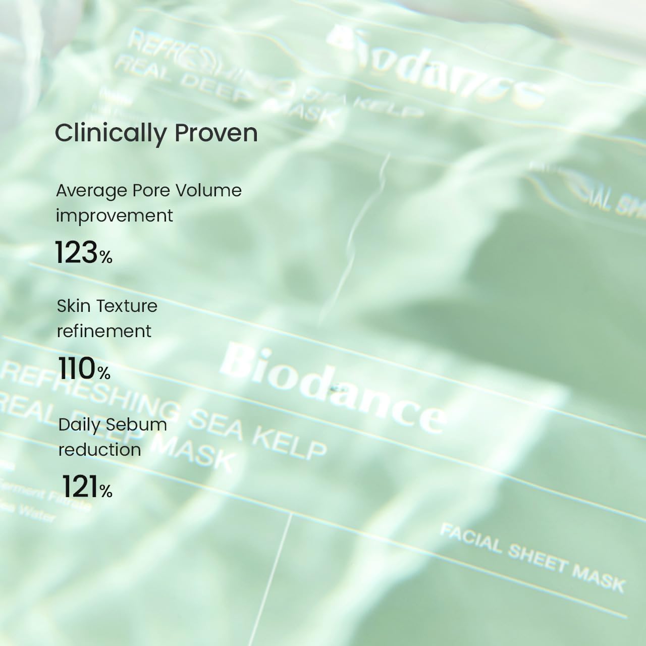 BIODANCE Bio-Collagen Real Deep Mask, Hydrating Overnight Hydrogel Mask, Pore Minimizing, Elasticity, Plumping Improvement, Korean Skin Care, Valentines Day Gifts for Her | 1.19oz(34g) x 4ea