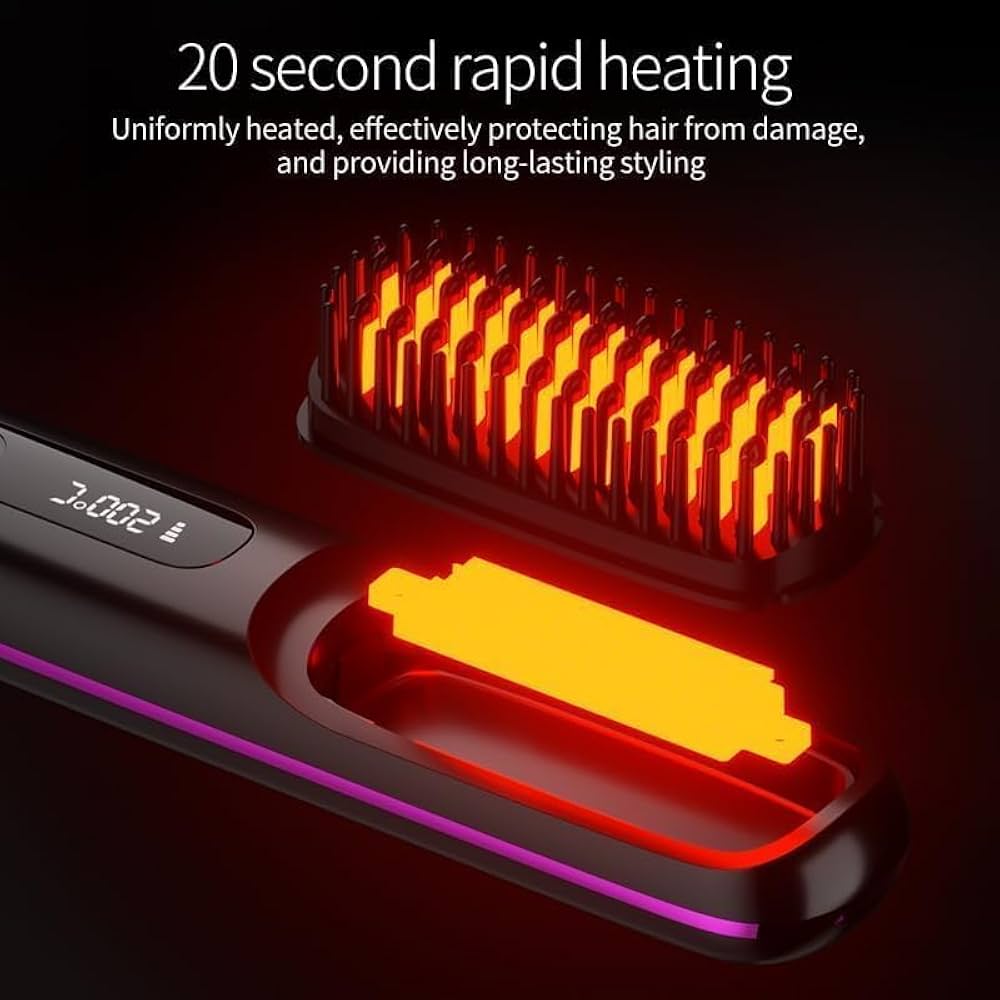 GoBrush Pro™ Cordless Hair Straightener