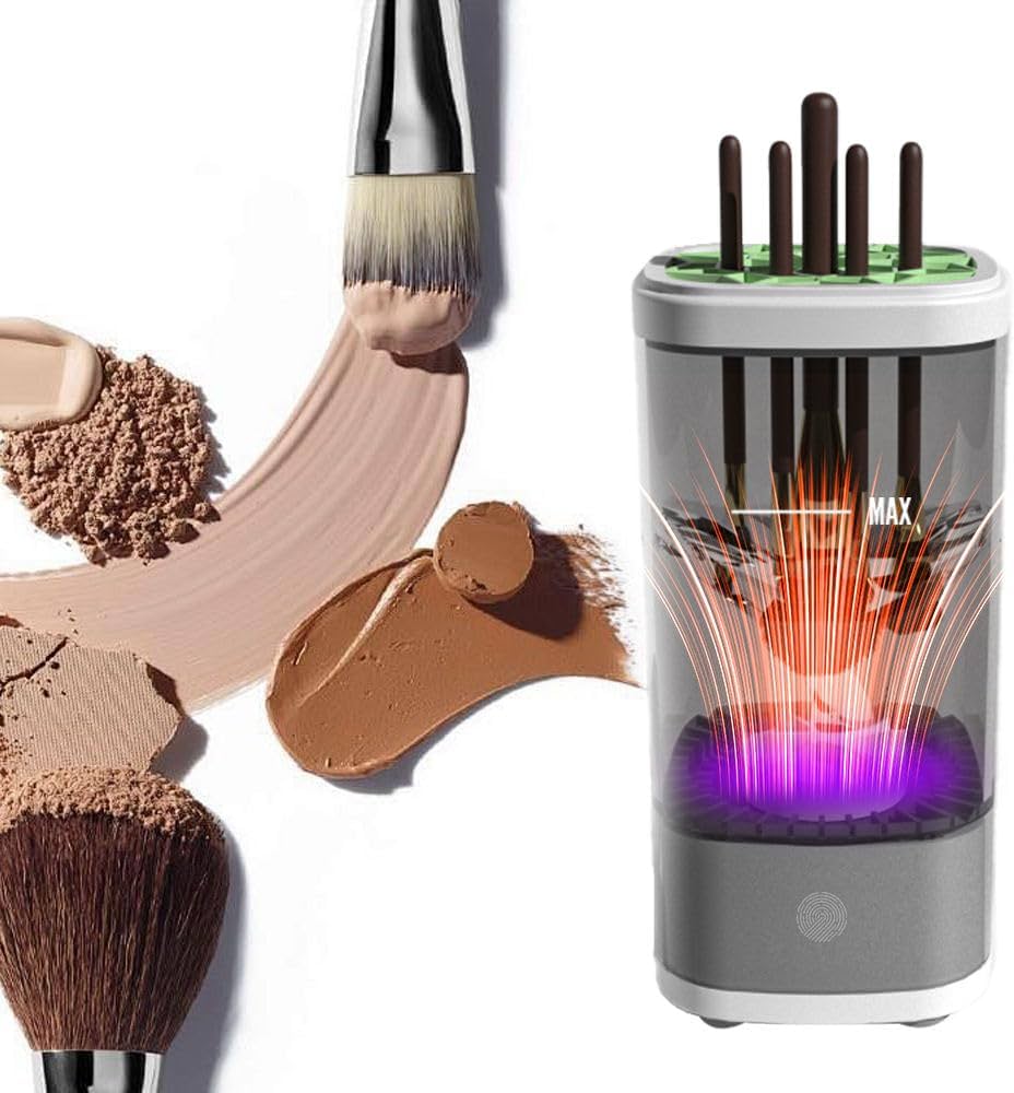 Electric Makeup Brush Cleaner with UV Care